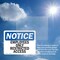 Signmission Employees Only Restricted Access OSHA Notice Sign, Plastic, 14in W x 10in L, 2PK OS-2PACK-NS-P-1014-L-11998 - alternate 2